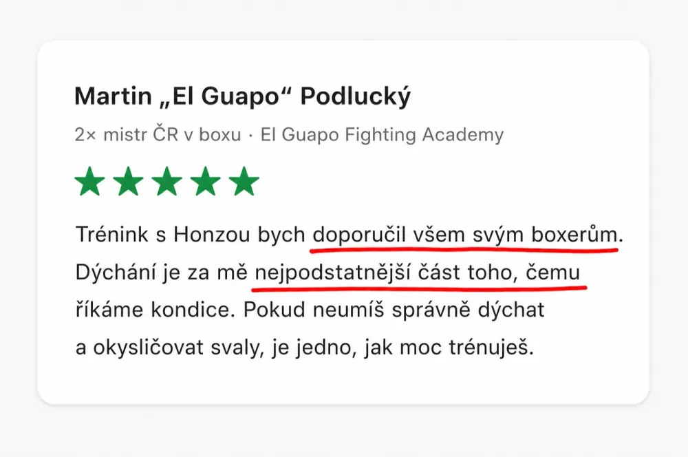 Recenze absolventa kurzu